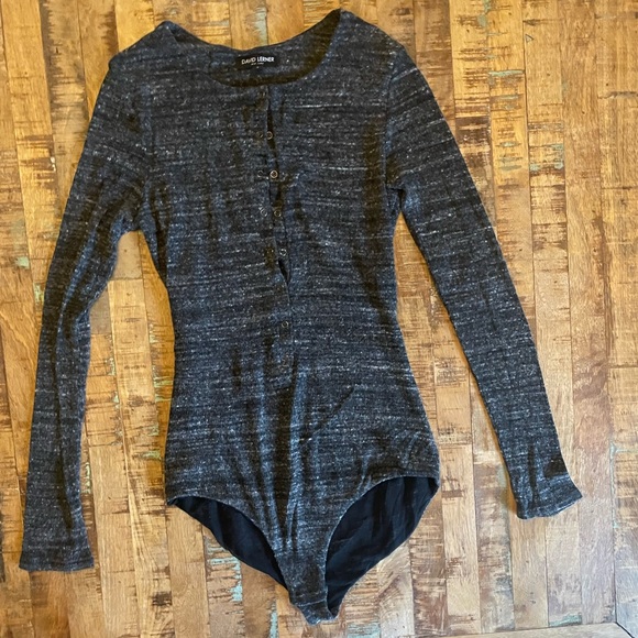 David Lerner long sleeve bodysuit